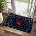 Honeycomb Vortex Doormat Floor Mats Washable Rugs Kitchen Mat Non-Slip Oil Proof Rug Indoor Outdoor Mat Bedroom Decor Bathroom Mat Entrance Rug