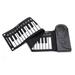 Portable Foldable Piano Portable 49 Keys Flexible Roll Up Piano Electronic Soft Keyboard Piano Silicone for Kids Beginners Adults