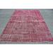 Vintage Rug Turkish Rug Large Carpet Oushak Carpet 76x108 inches Pink Rug Outdoor Rug Salon Rug Handmade Oversize Carpet 8959