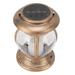 2024 Brass Color Courtyard Solar Powered Hanging Lantern Light IP44 Waterproof Garden LED Lantern Lamp for Yard