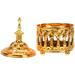 Incense Sticks Arabian Censer Desktop Ornaments Gold Decor Cone Burner Holder Housewarming Gift Decorative Home