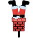 Christmas Chimney Plugs Emblems Christmas Garden Santa Sign Christmas Stake Christmas Outdoor Santa Sign