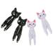 4 Pcs Cat Clothespin Beach Towel Clamps Animal Securing Clip Hanging Chair Clips