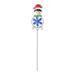 Lloopyting Christmas Metal Windmill Yard Stake Rustic Santa Snowman Deer Yard Stake Outdoor Decor Gardening Supplies Garden Decor 50*15*4cm