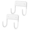 Ironing Board Hanger 2 Pcs Sturdy Irons Coat Hangers Storage Shelves The Hook up Hose Stainless Steel