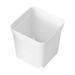 Lloopyting Plant Pots Vase 10Pcs Gardening Succulent Small Square Pot Colorful Flower Pot Seedling Plastic Lightweight Practical Flower Pot Gardening Supplies Garden Decor White 6*6*14cm