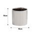 Bwomeauty 1 Piece Ceramic Breathable Flower Pot Planter For Indoor/Outdoor Planter Boxes on Clearance (Silver)