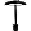 FJU 58W Led Post Top Light (60W) 8 400Lm Outdoor Post Top Light [300W Equivalent] 5000K LED Circular Area Pole Light for Yard Garden Street