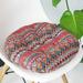 Zhuge Bohemian Soft Round Chair Pad Garden Patio Home Kitchen Office Seat Cushion Red Diameter 18