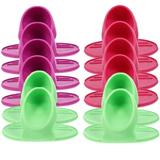 Qnmwood Luxshiny Silicone Pot Holders 12pcs for Kitchen Baking Cooking