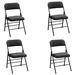 SUNDAN 2 pc/4pc Vinyl Metal Frame Padded Folding Chair Party Chairs Foldable Chair Indoor Outdoor Folding Chairs with Padded Seats (Fabric Vinyl)
