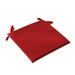 Tantouec Cushion Clearance Square Strap Garden Chair Pads Seat Cushion for Outdoor Bistros Stool Patio Dining Room Linen Red