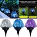 MultiColor Solar Powered Ground Lights LED Solar Lights Outdoor Solar Lights Decorative Solar Garden Lights For Patio Yard Walkway Path Lighting