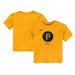 Toddler Nike Gold Pittsburgh Pirates City Connect Large Logo T-Shirt