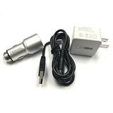 OMNIHIL 2-Port USB Car and Wall Charger for LG Bluetooth Headset HBM-230 BT