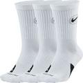 Nike Everyday Crew Basketball Socks - 3 Pack (White XL)