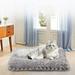 Simplmasygenix Calming Dog & Cat Bed Pet Bed-Orthopedic Crate Foam Pet Bed- Pet Mattress Nonskid Bottom-Comfy Anxiety Pet Bed Mat