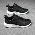 Men s Sneakers Fashion Mesh Outdoor Breathable Running Casual Shoes Comfortable Tennis Oversized Hiking Shoes White Sneakers Man black white 48