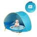 Outdoor Play Safe And Fun Waterproof Ocean Theme Play Tent Popular Baby Beach Tent Ball Pool Ideal For Outdoor Play Foldable Blue