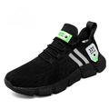 High Quality Men Shoes Popcorn Sole Fly Weave Sneakers Breathable Running Tennis Shoes Comfortable Casual Walking ShoeS Women 178-Full Black 45