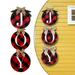 Buffalo Plaid Christmas Wreaths for Front Door 3pcs Christmas Decor JOY Signs for Holiday Xmas Garage Door Wall Decorations Indoor Outdoor