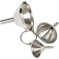 PEACNNG Stainless Set Funnels 3pc Strainer Steel Funnel Mini Detachable Filter Canning Kitchen Dining Bar Small Kitchen Gadget
