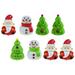 8 Pcs Girls Christmas Gifts Pull Back Toy for Kids Decorate Desktop Plastic Toddler