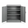 Tennsco Storage Cabinet 42 x36 x18 MdGry 2Shlv 1442 GRAY