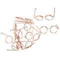 10 Pcs Kids Clothes Arts and Crafts for Doll Accessories Sunglasses Clothing Eyeglasses Metal Girl