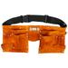 PU Garden Tool Bag: Garden Tools Tool Organizer Tool Zipper Carrier Bucket for Construction Workers Carpenters Electricians