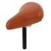 Children s Balance Car Seat Cushion Thickened Universal Stroller Bicycle Accessories (brown) Bike Back Pu Leather