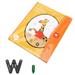 Letter Toy 26 Letters Shaped Sticker Refrigerator Magnet Educational Toys (Orange)