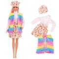 Barbies Doll Clothes Outfit Dress Fashion Coat Hats Top Pants Clothing For Barbie Doll Clothes Doll Accessories Girl`s Toy Gifts Z779