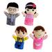 Family Hand Puppet 4 Pcs Kid Puppets Role Play for Childrens Toys Kids Dolls Cloth