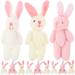 15 Pcs Knuckle Rabbit Pendant Toys Bunny Ornaments Mini Bunny Stuffed Animal Plush Bunny Doll Bunny Tiny Stuffed Animals