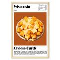 Cheese Curds Poster Food Wall Art USA Food Print Modern Kitchen Wall Art Chef Poster Kitchen Poster Cheese Curds Recipe Wisconsin Kitchen Posters Wall Decor (UNFRAMED)12â€³ x 18â€³