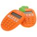 2 Pcs Calculator Practical Electronic Carrot Shape Cute Financial Office Student Use