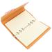 Strappy Ledger Note Pads Notebooks Spiral Notepad Office Student for Schedule Handbook Pink Imitation Leather Paper