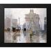 Cornoyer Paul 23x20 Black Modern Framed Museum Art Print Titled - After The Rain The Dewey Arch Madison Square Park New York