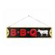 Bbq Slogan - Steel - W40 x H10 cm - Multicoloured