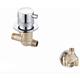 Groofoo - G1/2 Brass Thermostatic Shower Mixer, Single lever wall mounted mixer taps, mixing hot and cold water