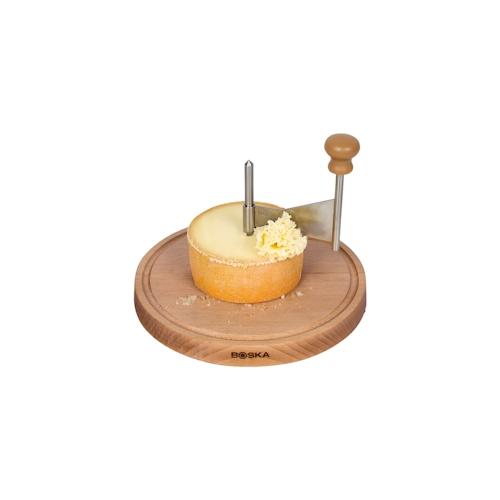 Boska Käseschaber Amigo / Für Tète de Moine-Käse / 3-teilig / 222 x 222 x 143 mm