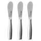 Boska Streichmesser-Set Copenhagen / drei kleine Streichmesser / Edelstahl / Silber / 130 x 18 x 10 mm