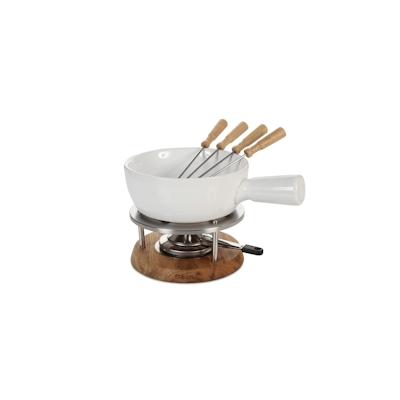 Boska Fondue-Set Bianco - 1,3 L - geeignet für Käsefondue