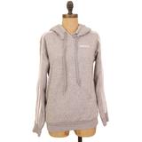 Adidas Tops | Adidas Essential 3 Stripe Hoodie Sweatshirt Top Size S Fleece Gray Euc B6 | Color: Gray | Size: S