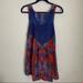 Free People Tops | Free People Red Count Me In Trapeze Tunic Tank Top S New With Tags | Color: Blue/Red | Size: S