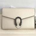 Gucci Bags | Gucci Dionysus Mini Leather Chain Wallet | Color: White | Size: Os