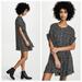 Free People Dresses | Free People One Fine Day Mini Dress In Black Floral Size Medium | Color: Black | Size: M