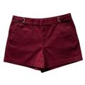 J. Crew Shorts | J. Crew Burgundy Adjustable Waist Chino Shorts | Color: Purple/Red | Size: 6