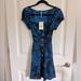 Free People Dresses | Free People A Thing Called Love Dress Nwt | Color: Black/Blue | Size: 2